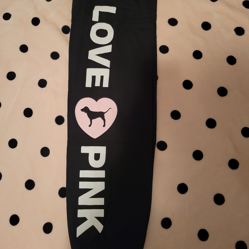 VS PINK CAMPUS PANTS ORIGINALS BLACK - Picture 6 of 9
